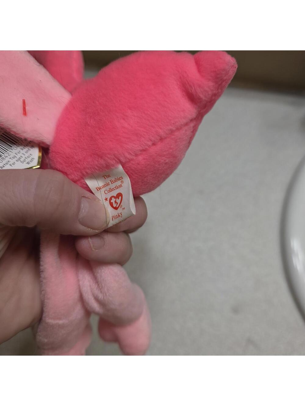 Ty Beanie Babies Pinky Flamingo - Picture 5 of 6